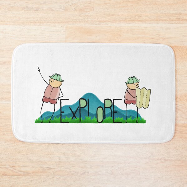 Item preview,  Hikers “EXPLORE” Nature and Mountains  designed and sold by Ben McKenzie.