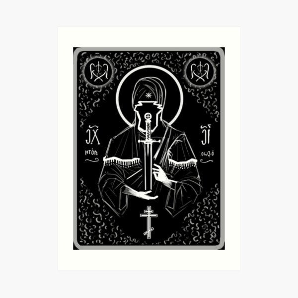 Iconography - Blessed Mother Art Print