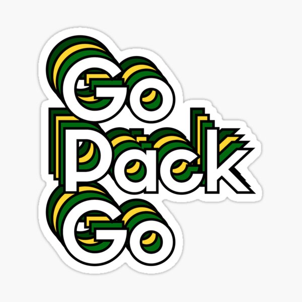 Green Bay Packers Sticker Set Peel and Stick