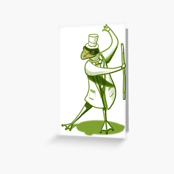 The Dancing Frog Greeting Card