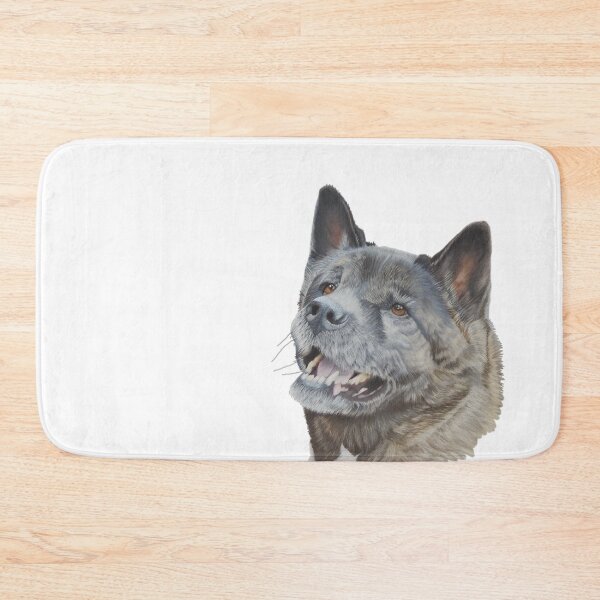 Item preview, Domino the Akita dog designed and sold by cathyscreations.