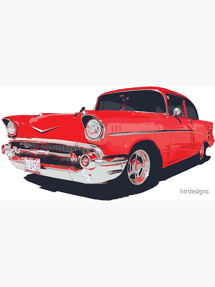 Chevy Bel Air 57 Vector Illustration Photographic Print By Htrdesigns