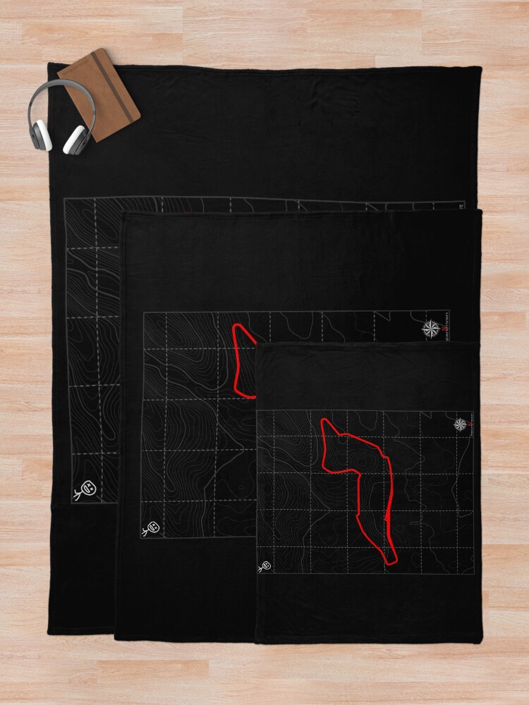 Alternate view of Autodromo di Imola Throw Blanket