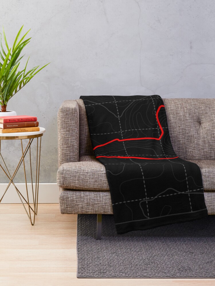 Alternate view of Autodromo di Imola Throw Blanket