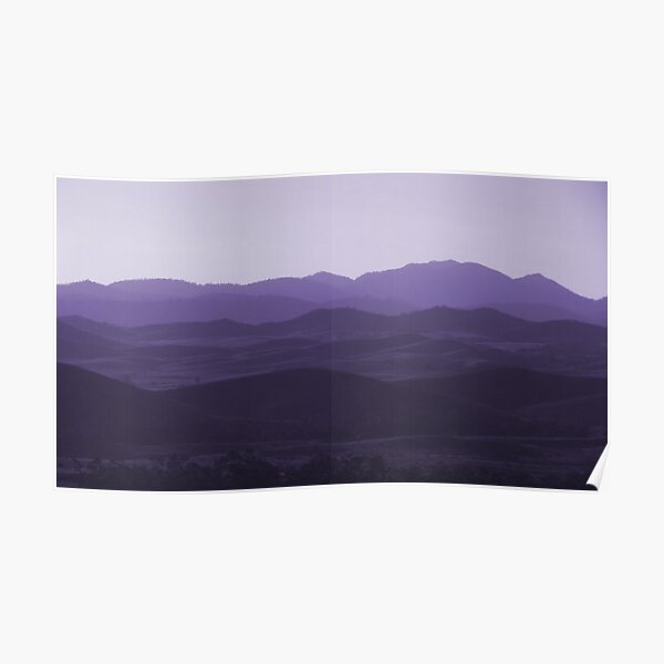 Flinders Ranges Purple hue - Umberatana Poster