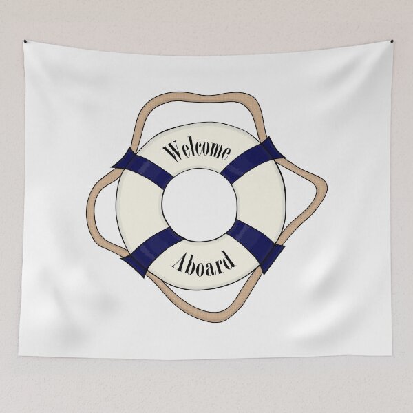 Item preview, Welcome Aboard designed and sold by katsprintbtq.
