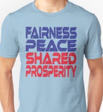 #OurPatriotism: Fairness, Peace, Shared Prosperity by André Robinson Slim Fit T-Shirt