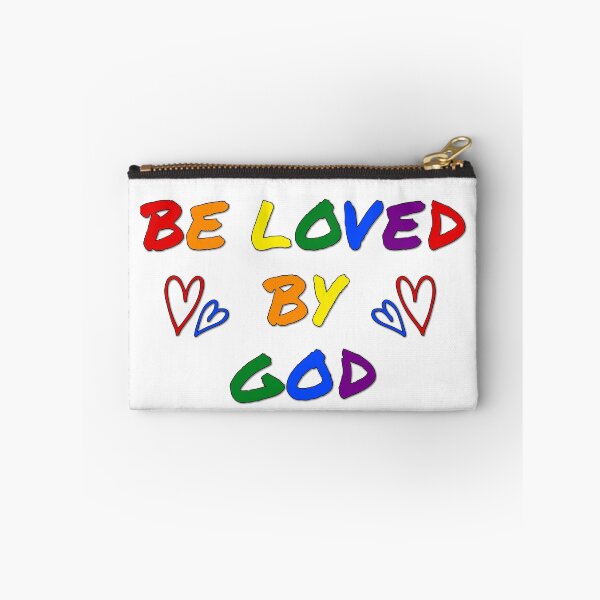 Artikelvorschau, von Gott Stolz LGBTQ Flagge geliebt werden entworfen und verkauft von Bug & Brush.