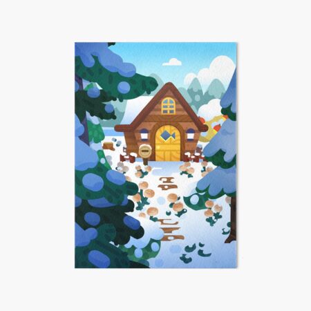 Vista previa del artículo con la obra «Cabaña en el bosque», diseñado y vendido por amimoore.