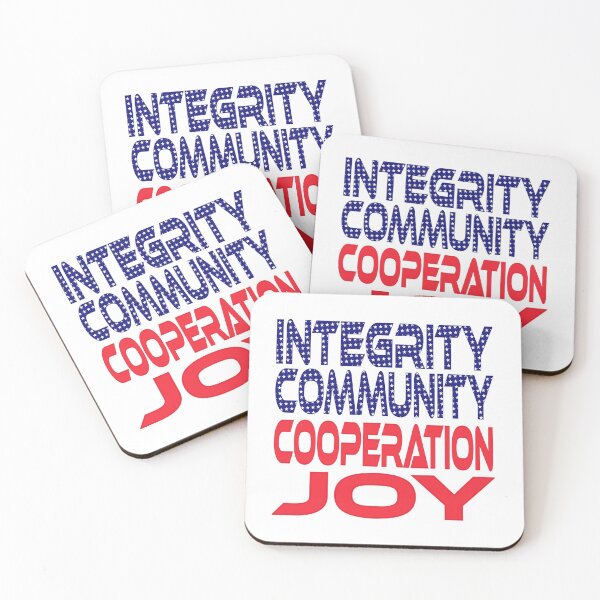 Item preview, #OurPatriotism: Integrity, Community, Cooperation, Joy by André Robinson designed and sold by Carbon-Fibre Media.