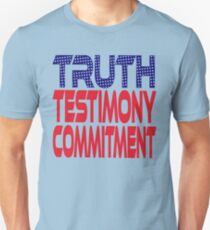 #OurPatriotism: Truth, Testimony, Commitment by André Robinson Slim Fit T-Shirt