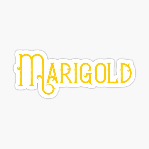 Marigold Sticker