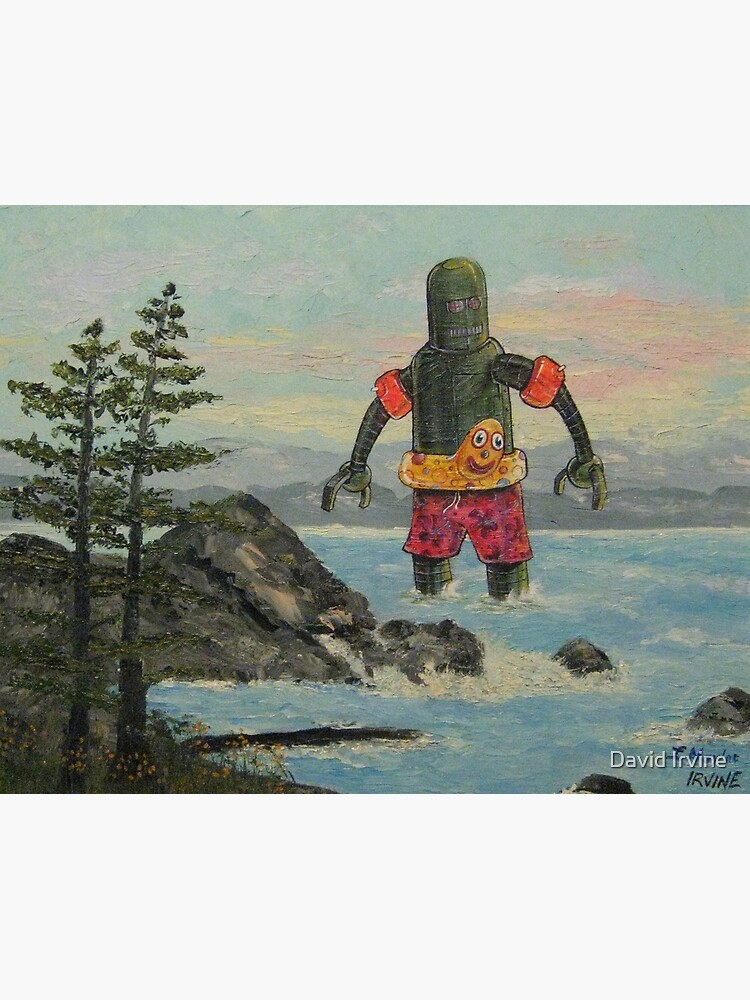Thumbnail 4 of 4, Metal Print, Summer Break! designed and sold by GnarledBranch.