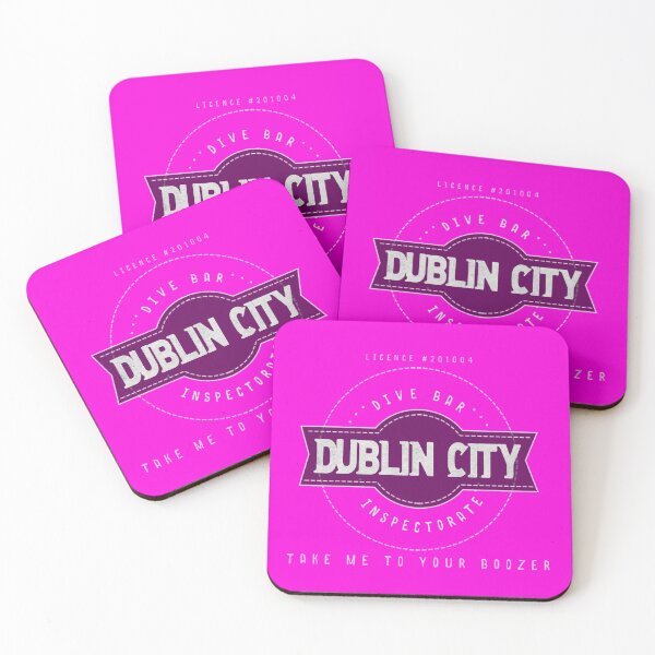 Artikelvorschau, Dublin City Dive Bar Inspektorat Vintage Tee entworfen und verkauft von markflynnart.
