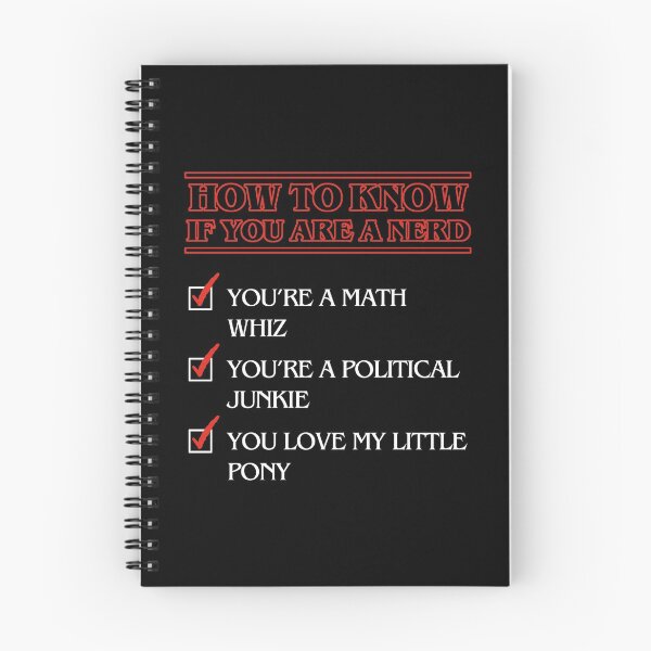 Item preview, Nerd checklist designed and sold by Paula García T-Shirts.