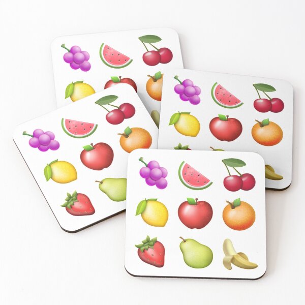 Item preview, Fruit Emoji Collection Sticker Pack designed and sold by Katie's Redbubble.