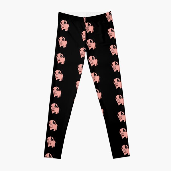 Pig with bow tie  Leggings