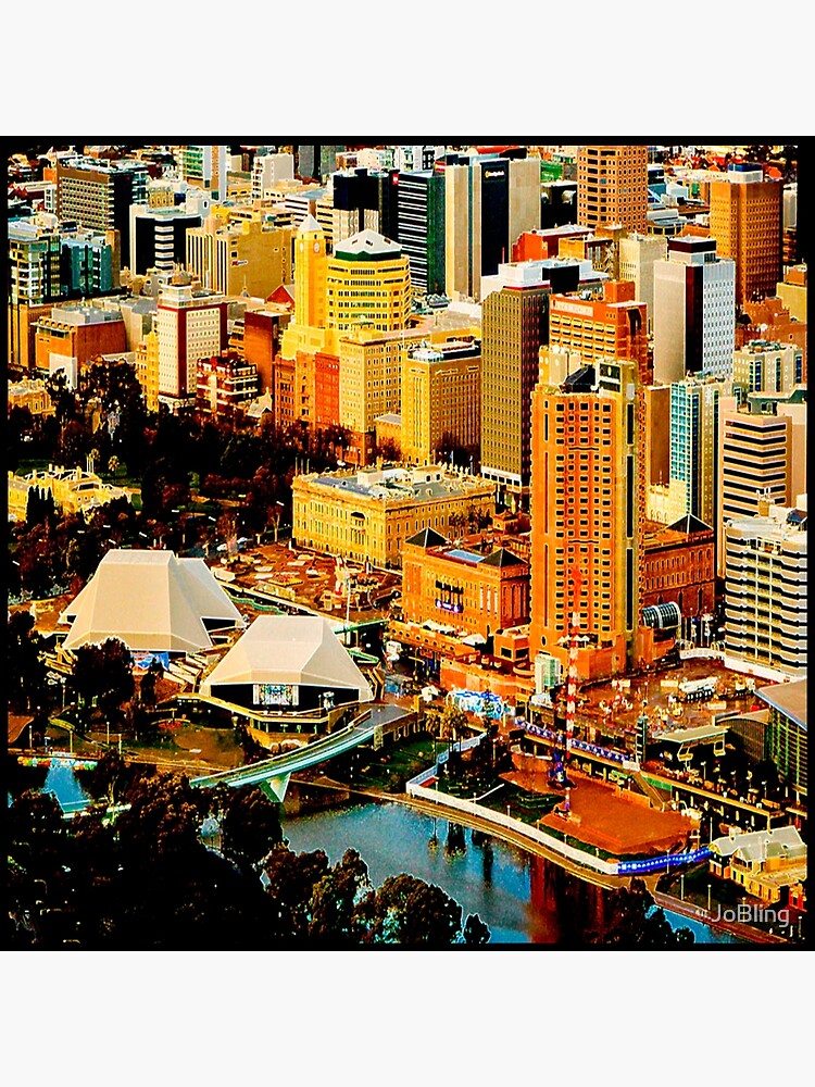 "City of Adelaide view" Canvas Print for Sale by JoBling Redbubble