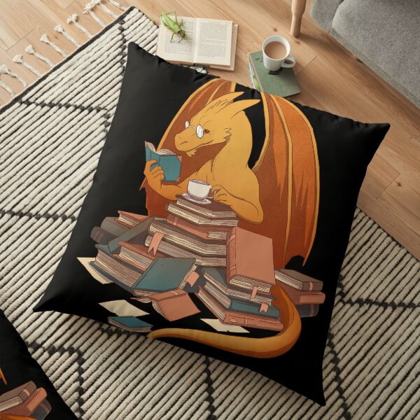 The Librarian's Horde Floor Pillow