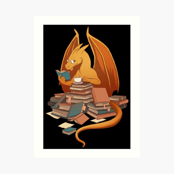 The Librarian's Horde Art Print