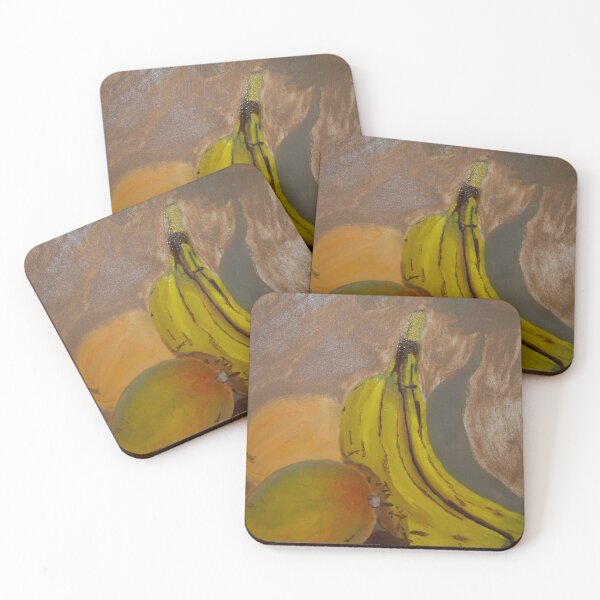 Item preview, Banana and Mango Study, Oil on Paper designed and sold by Huecoyotl.