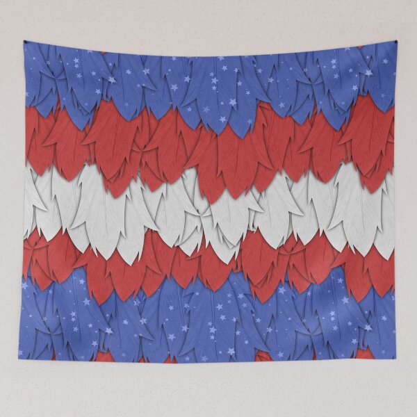 Item preview, Feather Pattern (Patriotic) designed and sold by IgniteWithin.