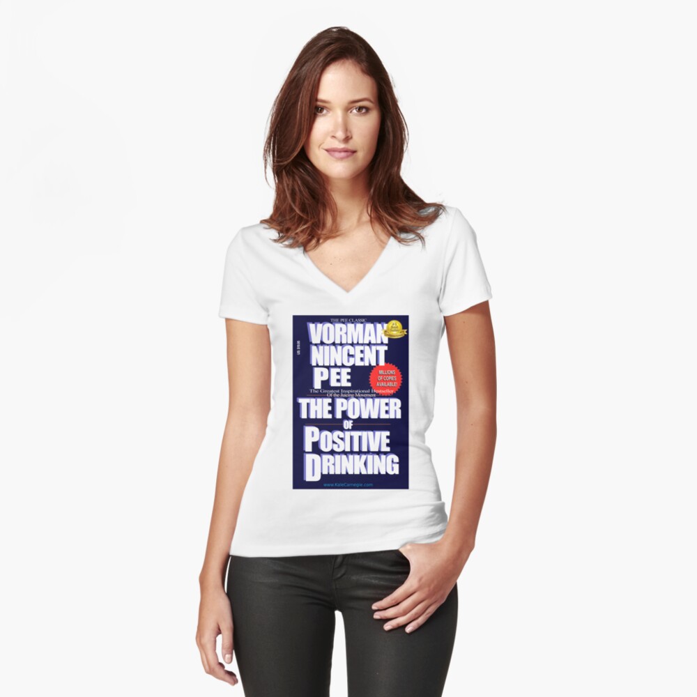 Item preview, Fitted V-Neck T-Shirt designed and sold by KaleCarnegie.