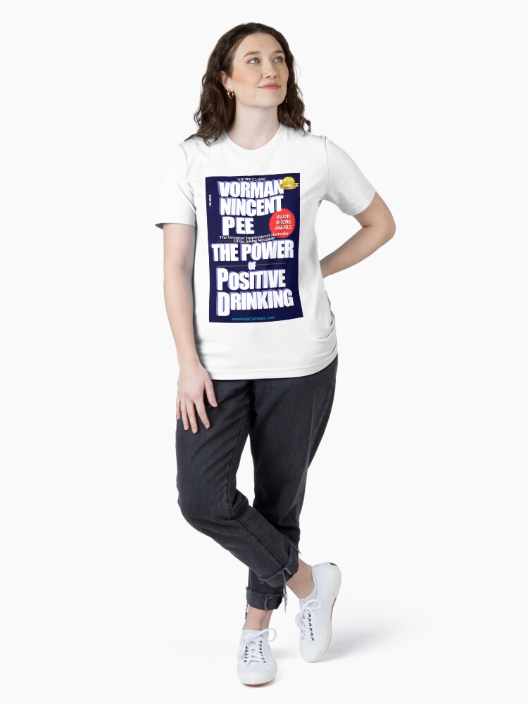 Thumbnail 4 of 7, Essential T-Shirt, The Power of Positive Drinking by Vorman Nincent Pee designed and sold by KaleCarnegie.