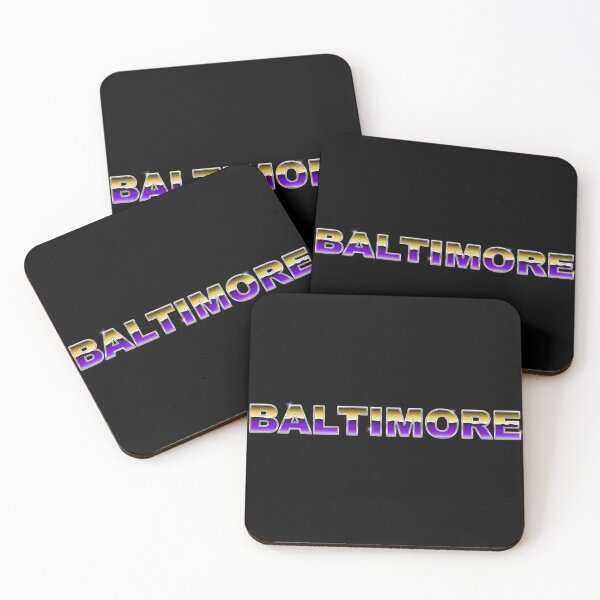 Item preview, Baltimore Football Retro 80s designed and sold by Picket Club.