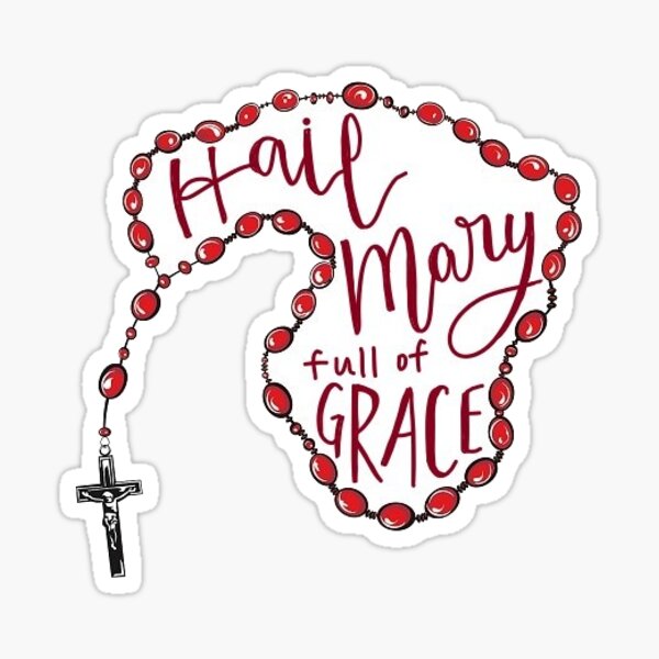 Rosary Sticker