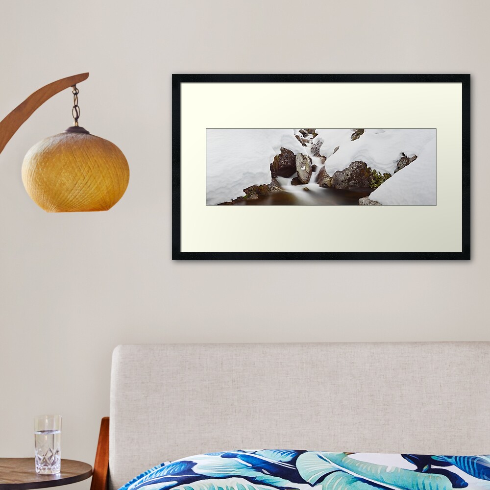 Rocky Valley Stream, Falls Creek, Victoria Australia Framed Art Print