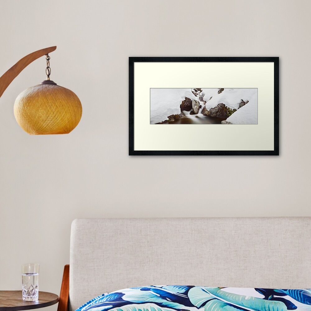 Rocky Valley Stream, Falls Creek, Victoria Australia Framed Art Print