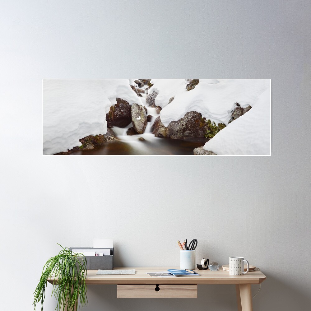 Rocky Valley Stream, Falls Creek, Victoria Australia Poster