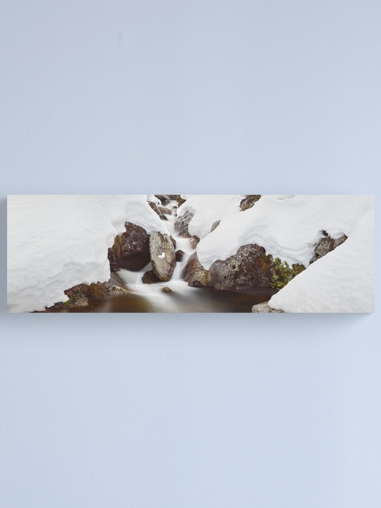 Alternate view of Rocky Valley Stream, Falls Creek, Victoria Australia Canvas Print