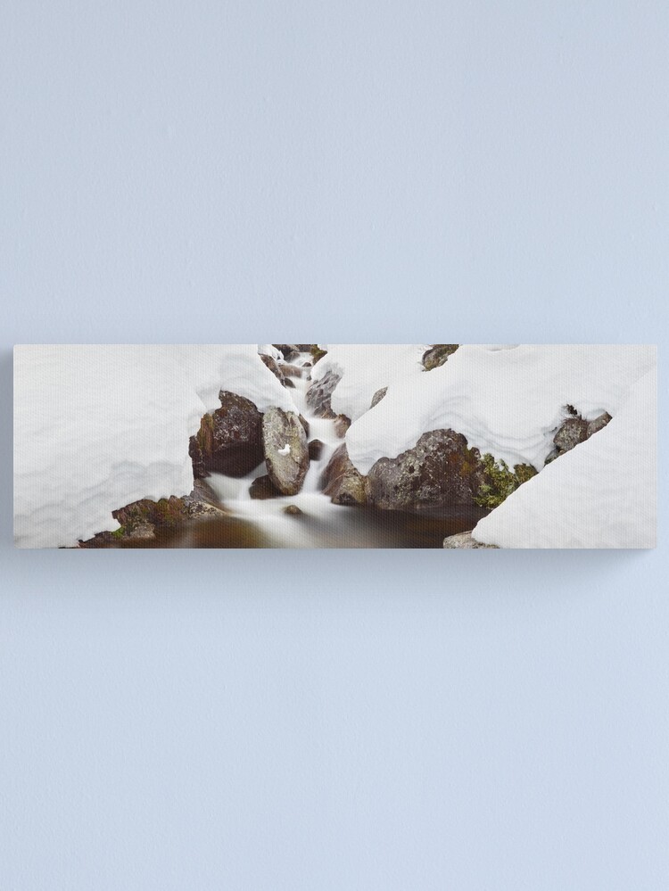 Alternate view of Rocky Valley Stream, Falls Creek, Victoria Australia Canvas Print