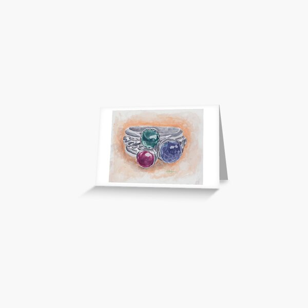 Jewel Greeting Card