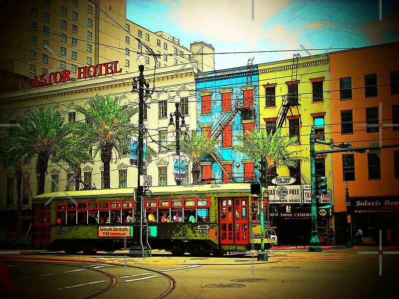 "New Orleans Cable Car..." by Rita H. Ireland | Redbubble