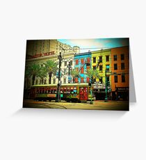 New Orleans Cable Car... Greeting Card