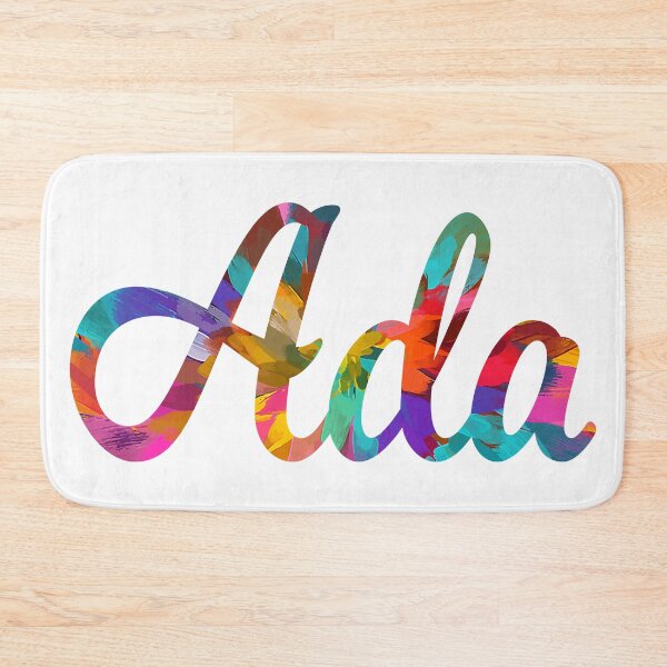 Item preview, Ada abstract painting girl's name designed and sold by ComicKitsch.