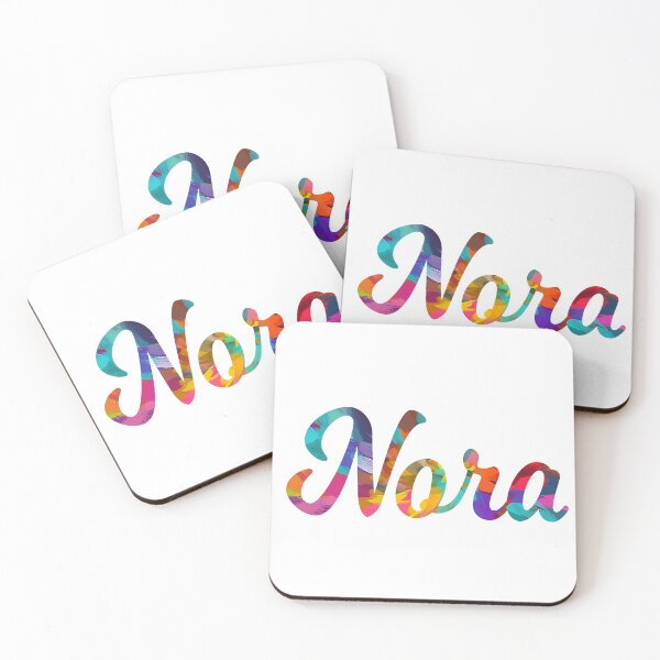 Item preview, Nora abstract painting girl's name designed and sold by ComicKitsch.
