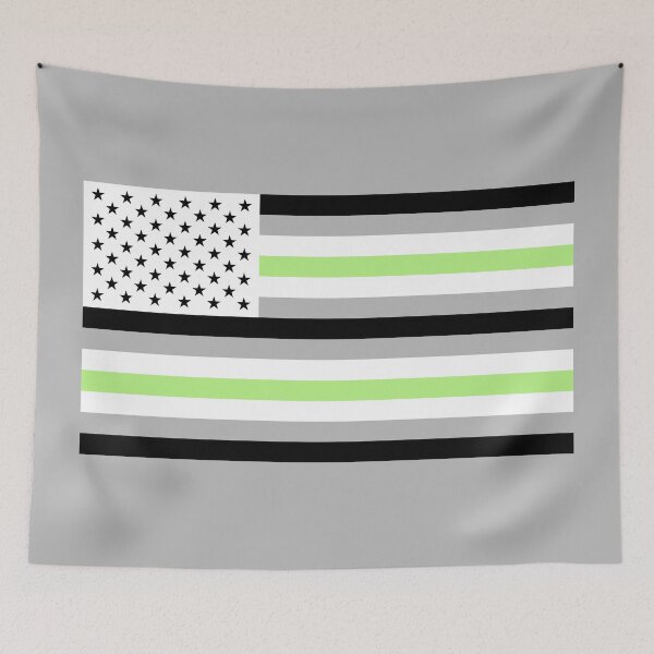 Item preview, Agender American Flag designed and sold by joshcartoonguy.