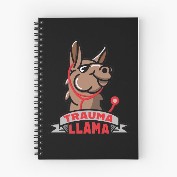 Item preview, Trauma Llama Red Stethoscope Design designed and sold by Designs By David.