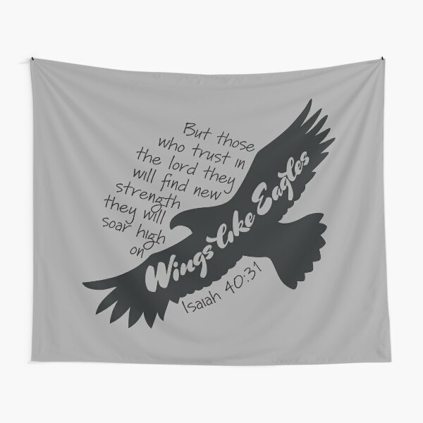 Soar High On Wings Like Eagles Isaiah 40 31 Christian Bible T-Shirt