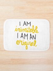 Alfombra de baño soy inimitable soy un original