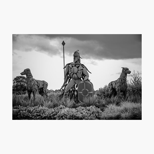 Fionn Mac Cumhaill and his hounds Photographic Print