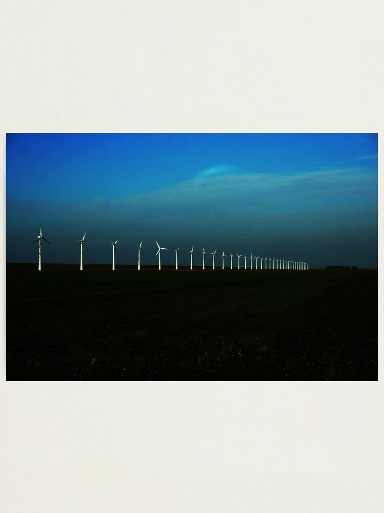 Alternate view of Windfarm Photographic Print