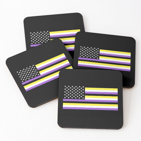 Item preview, Non Binary American Flag designed and sold by joshcartoonguy.