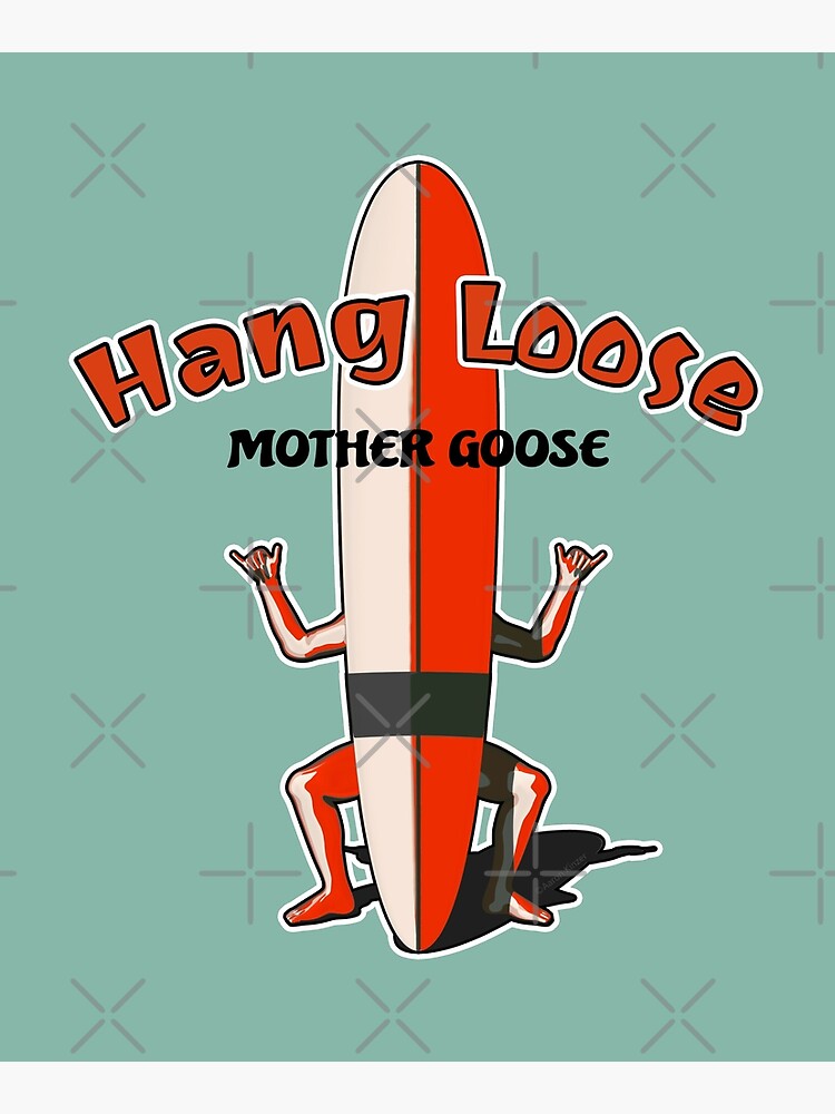 Hang Loose Surfboard Man by AaronKinzer