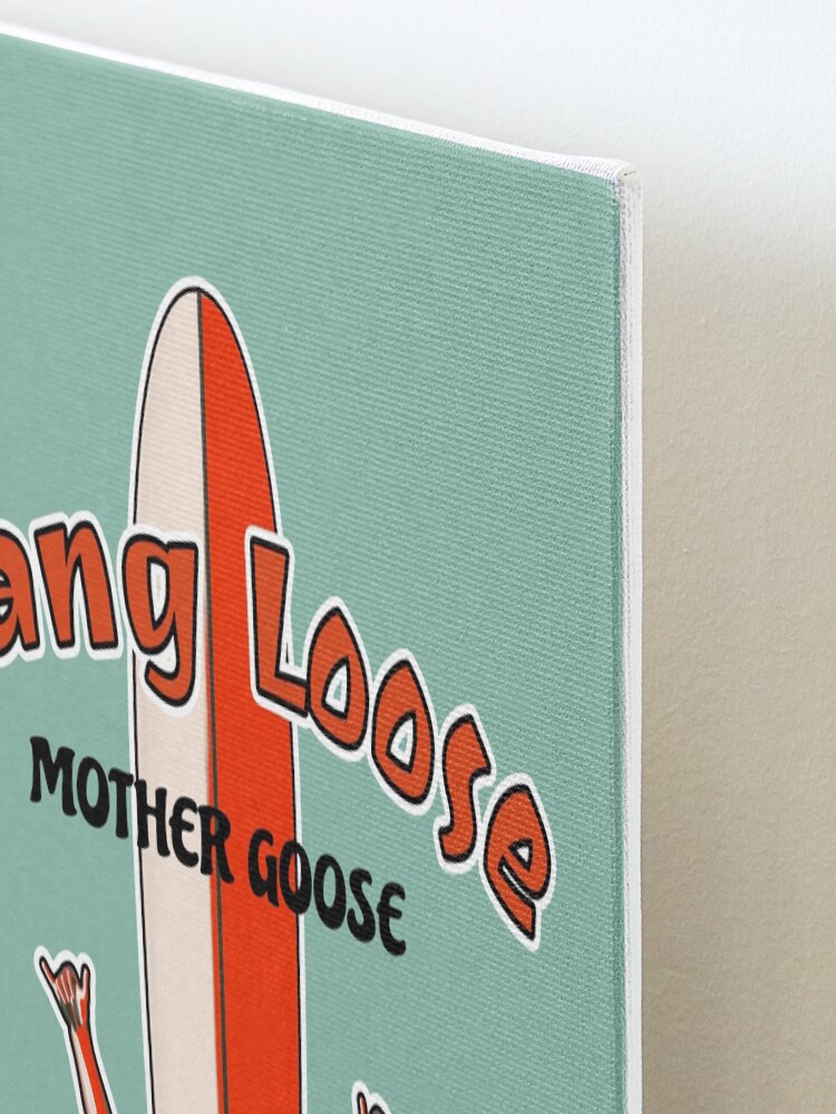 Alternate view of Hang Loose Surfboard Man Mounted Print