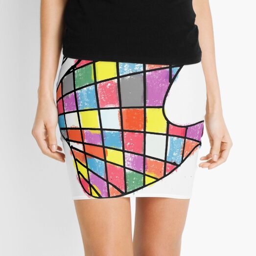 Hand of Mirrors Mini Skirt